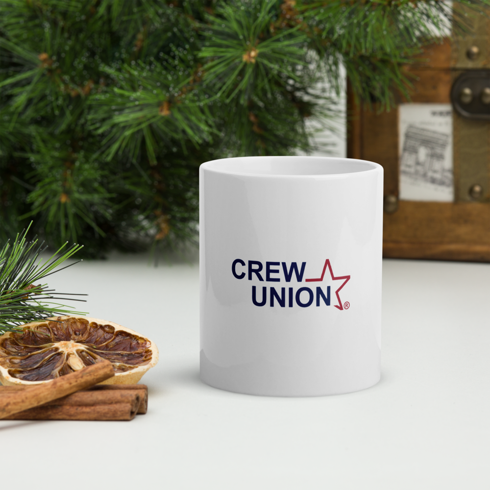 Crew Union White Glossy Mug